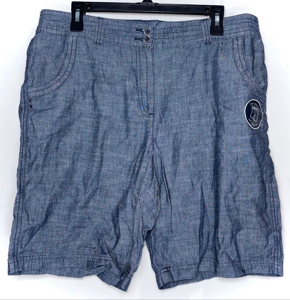 Karen Scott linen shorts size 12